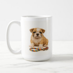 Caneca De Café Tug Life - Bulldog Pup with Attitude