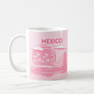 Caneca De Café Túlio, México, Viagem, Arte Rosa