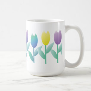 Caneca De Café Tulip Primavera Tulips Nova Página Inicial 15oz M