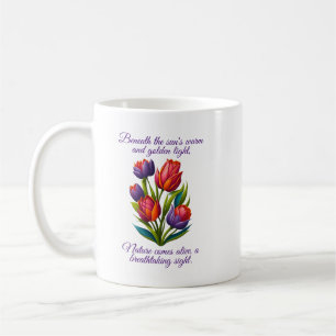 Caneca De Café Tulip with Poem - Mug