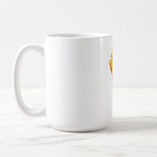 Caneca De Café Tulipa amarela e vermelha