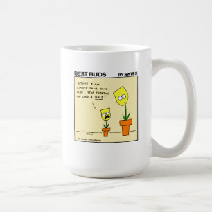 Caneca De Café Tulipas Amarelas Engraçadas Melhores Portas Mãe 