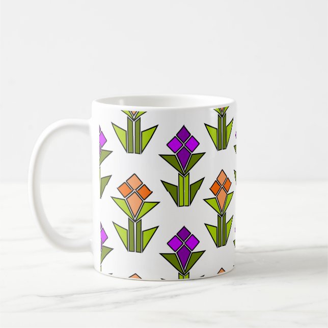 Caneca De Café Tulipas Café Mug (Esquerda)