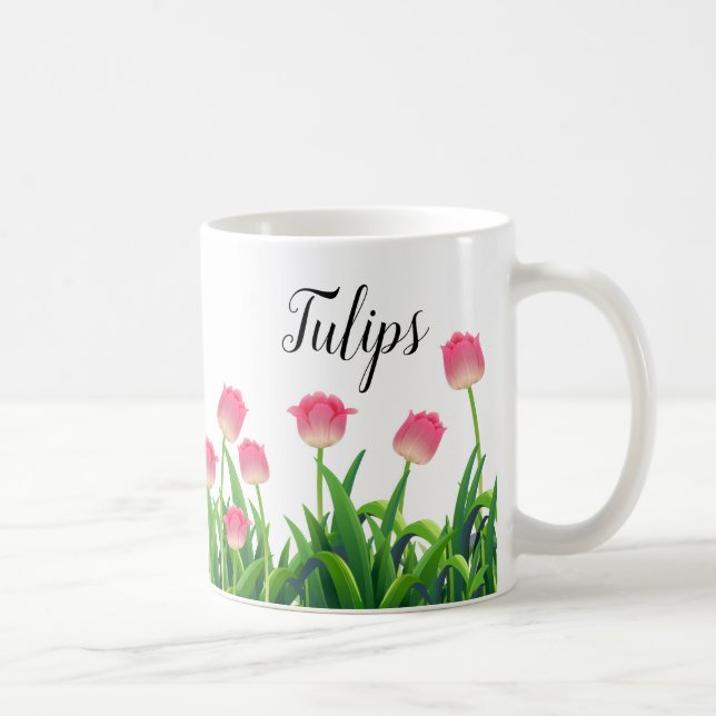 Caneca De Café Tulipas Café Mug (Direita)