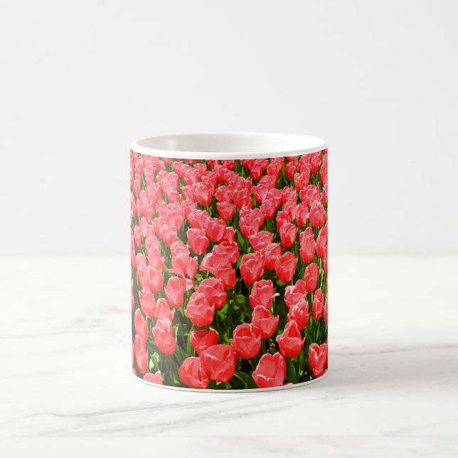 Caneca De Café Tulipas cor-de-rosa (Centro)