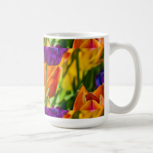 Caneca De Café Túlipas Enfeitiçantes 01
