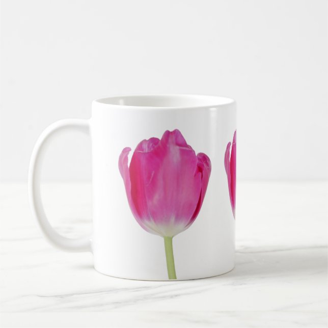 Caneca De Café Tulipas Rosa (Esquerda)