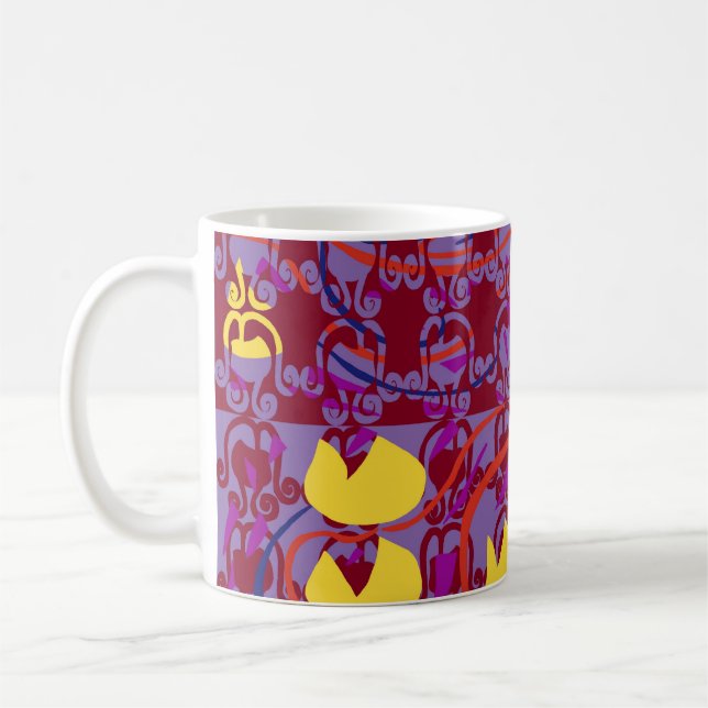 Caneca De Café Tulipbulbs Cupflowers (Esquerda)