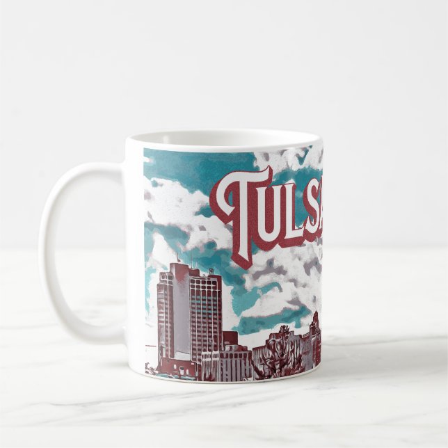 Caneca De Café Tulsa Oklahoma (Esquerda)