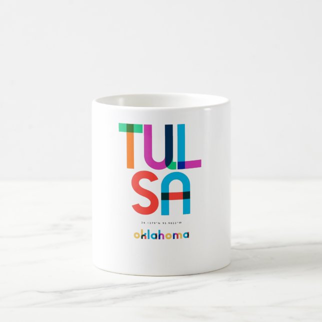 Caneca De Café Tulsa Oklahoma Meados do Século, Arte Pop, (Centro)