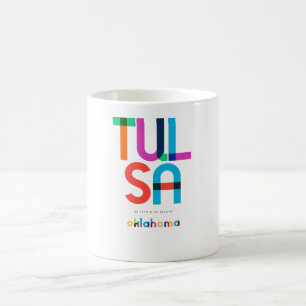 Caneca De Café Tulsa Oklahoma Meio século, Pop Art,