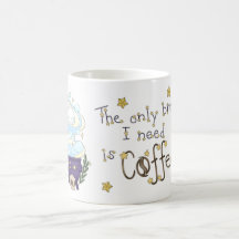 Tumba de café clássico da bruxa