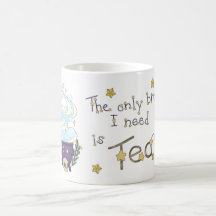 Tumba de chá clássico da bruxa