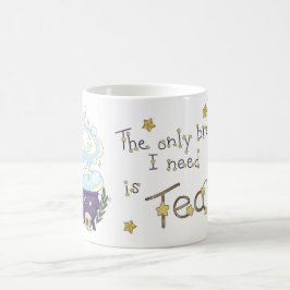 Caneca De Café Tumba de chá clássico da bruxa