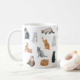 Caneca De Café Tumg de Gatos Reproduzíveis