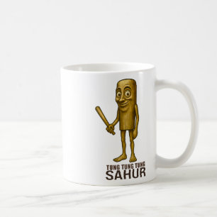 Caneca De Café Tung Tung Tung Sahur - Crianças Italianas Engraçad