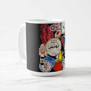 Caneca De Café Tunisia Design   Cultura e Patrimônio Tunisiano