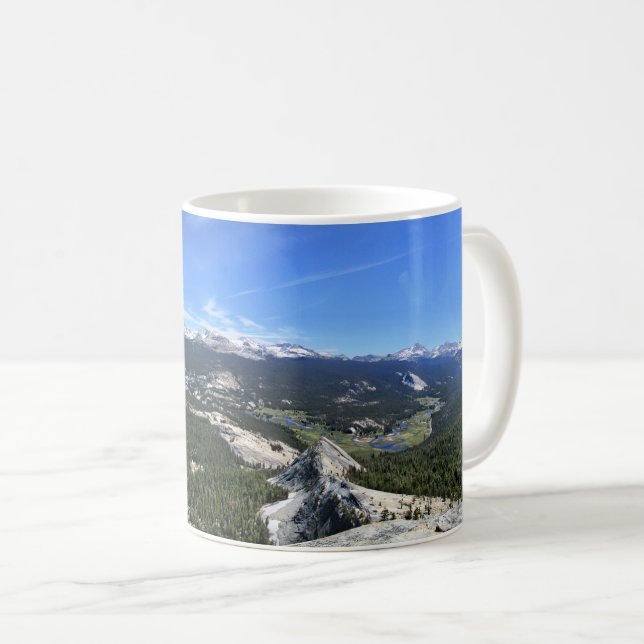 Caneca De Café Tuolumne Meadows Panorama do Fairview Dome - Yos (Frente Esquerda)