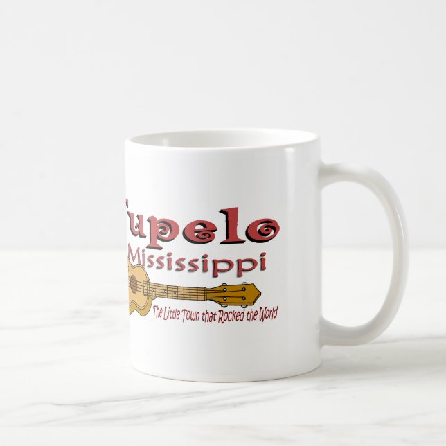Caneca De Café Tupelo, MS (Direita)