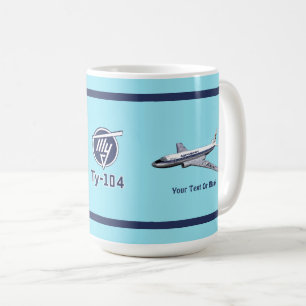 Caneca De Café Tupolev (Т у о л е в) Tu-104