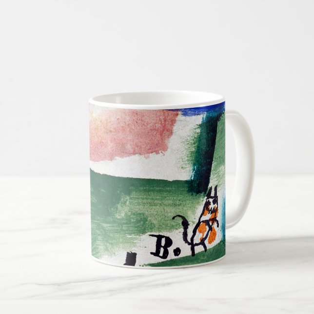 Caneca De Café Turfe de Tomcat, Paul Klee Coffee Mug (Frente Esquerda)