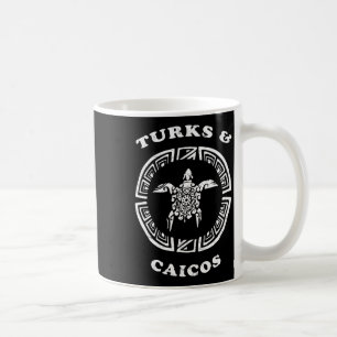 Caneca De Café Turks E Caicos Retro Vintage Tril Tartaruga Vacati