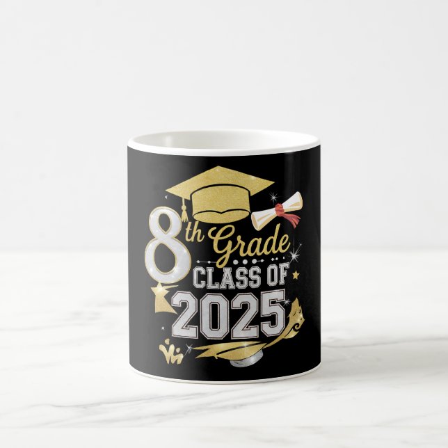 Caneca De Café Turma da 8ª Série Graduada em 2025 Graduação (Centro)