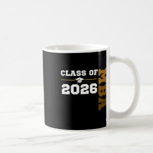 Caneca De Café Turma De 2026 M 26 Cores De Melanina Preto Graduad