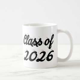 Caneca De Café Turma de 2026 script preto graduação