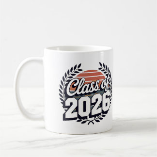 Caneca De Café Turma de 2026 Sênior de Volta às Aulas