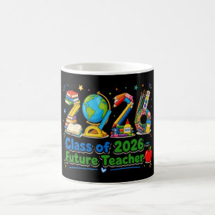 Caneca De Café Turma de 2026 Suprimentos Escolares para Futuros P