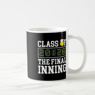 Caneca De Café Turma De 2026 Último Inning Softll Sênior 2026 _1