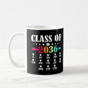 Caneca De Café Turma De 2036 Jardim De Infância Primeiro Dia 12ª