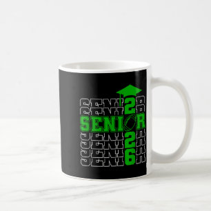Caneca De Café Turma de formatura de 2026 graduação 2026 verde