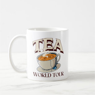 Caneca De Café Turnê Mundial do Chá