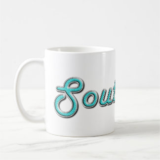 Caneca De Café Turquesa de Southpaw Retro