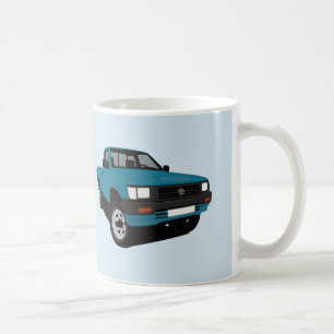 Caneca De Café Turquesa do recolhimento de Toyota Hilux - imagem