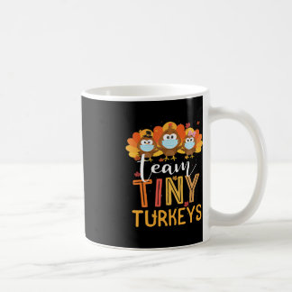 Caneca De Café Turquia Equipe de Ação de Graças Pequena Enfermeir