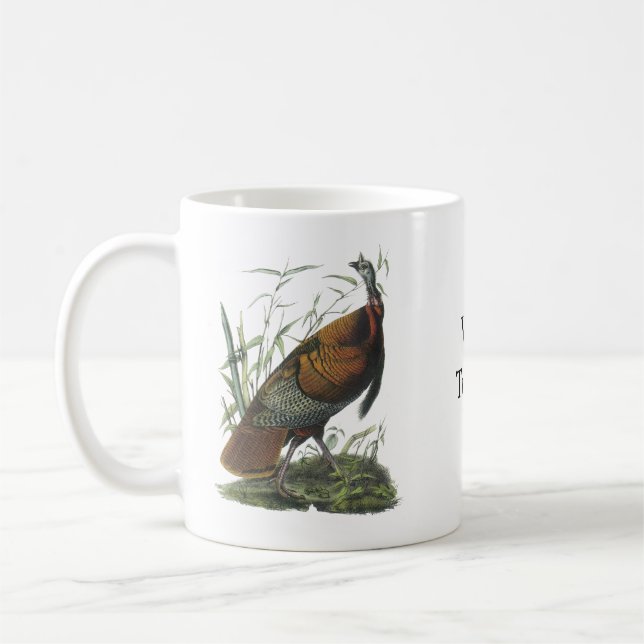 Caneca De Café Turquia selvagem, John Audubon (Esquerda)
