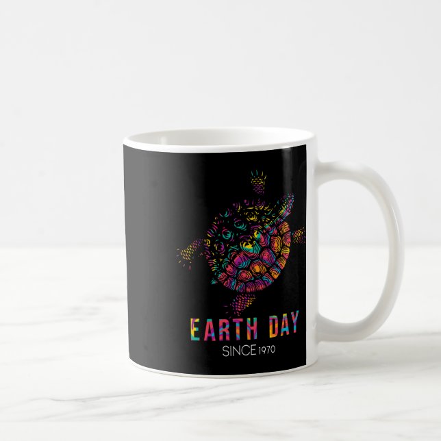 Caneca De Café Turtle Environmental Protection Earth Day Desde 19 (Direita)