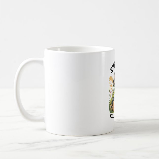 Caneca De Café Turtle Lion Funny (Esquerda)