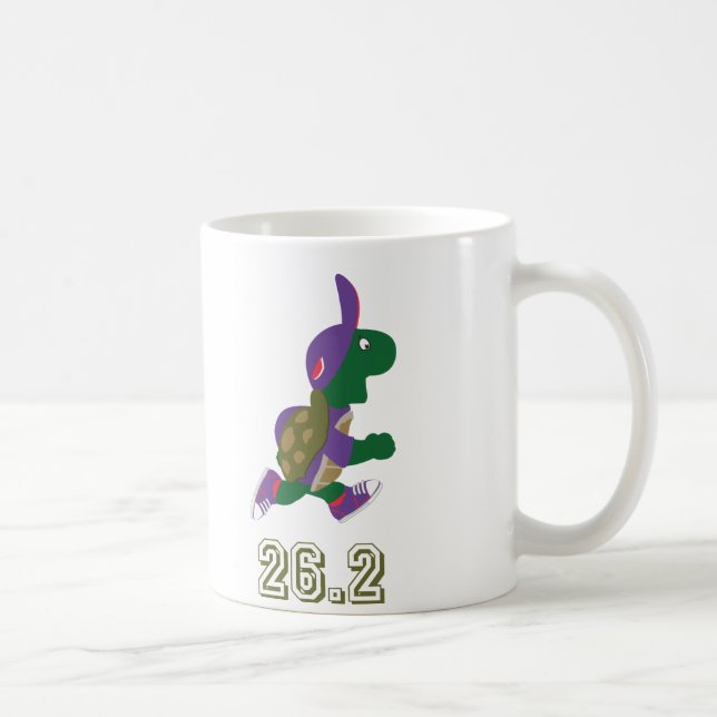 Caneca De Café Turtle Runner 26.2 (Direita)