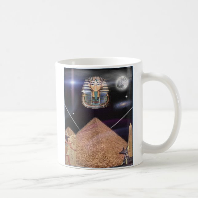 Caneca De Café Tutancâmon e Egito (Direita)
