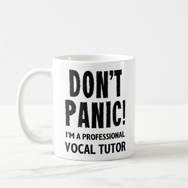 Caneca De Café Tutor Vocal (Esquerda)