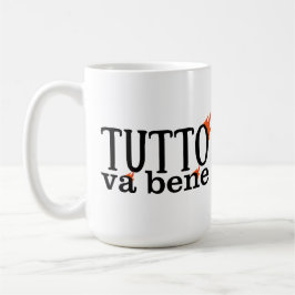 Caneca De Café Tutto Va Bene (fuoco)