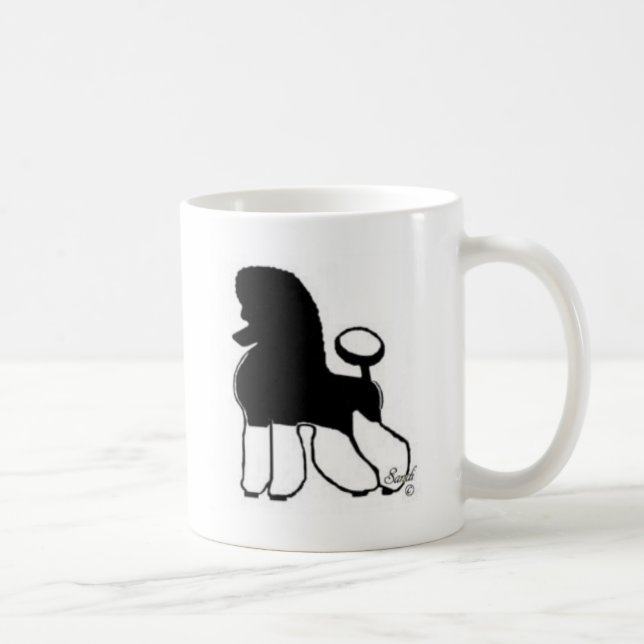 Caneca De Café Tuxpoodle (Direita)