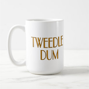 Caneca De Café Tweedle Dee e Tweedle Dum