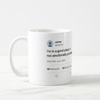 Caneca De Café Tweet engraçado em um Dorme de Mug, Apartamento