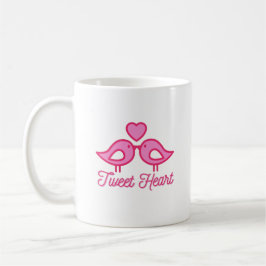 Caneca De Café Tweet Heart Love