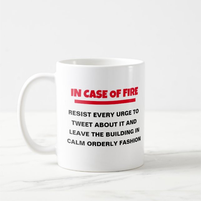 Caneca De Café Tweet Urge Coffee Mug - Presente de Humor nas Rede (Esquerda)